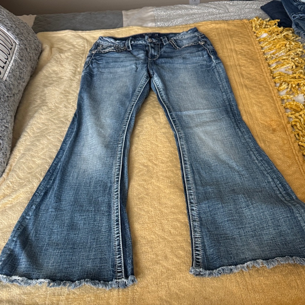 Miss Me Light Blue Flare Jeans